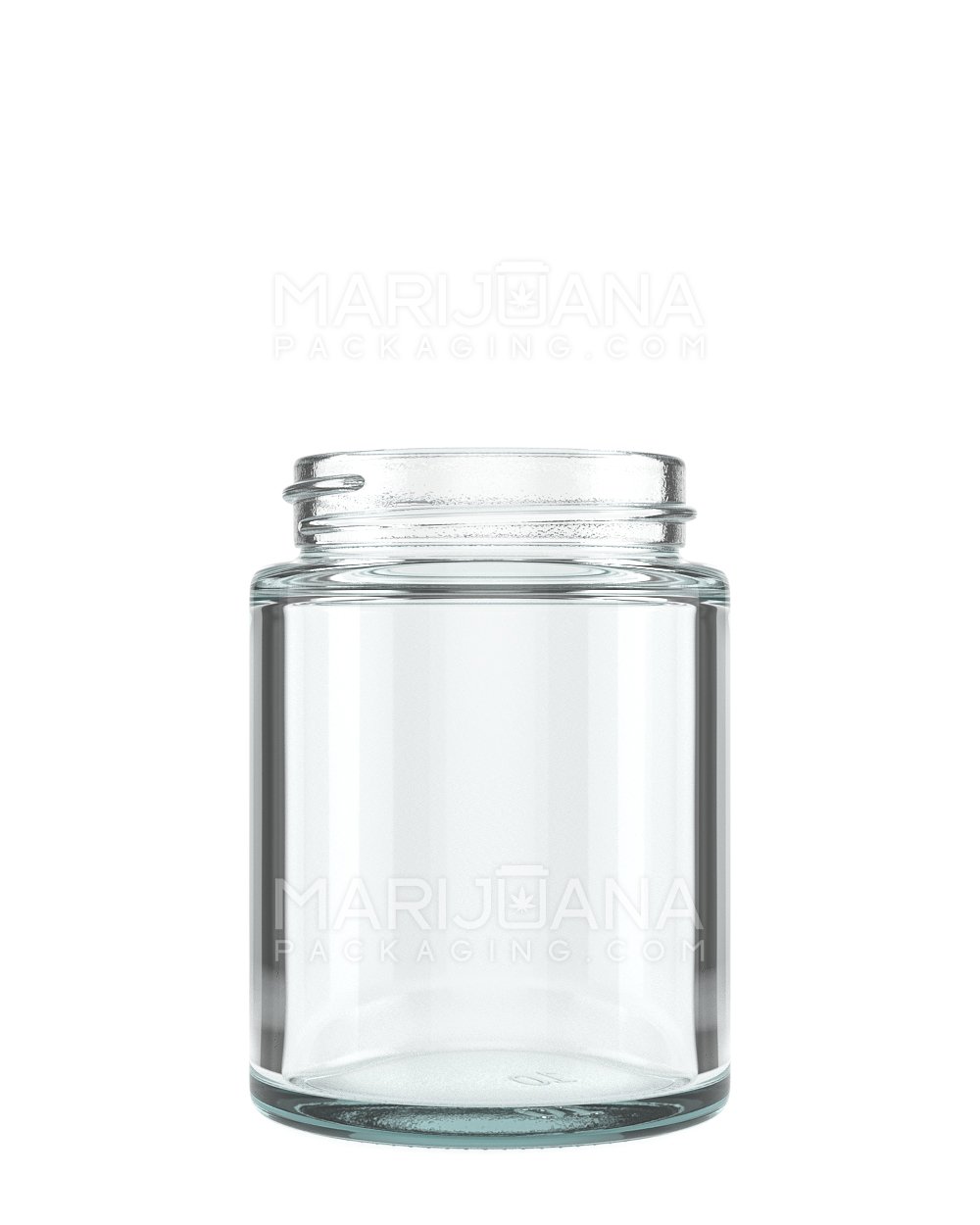 Straight Sided Clear Glass Jars | 50mm - 4oz - 100 Count - 1