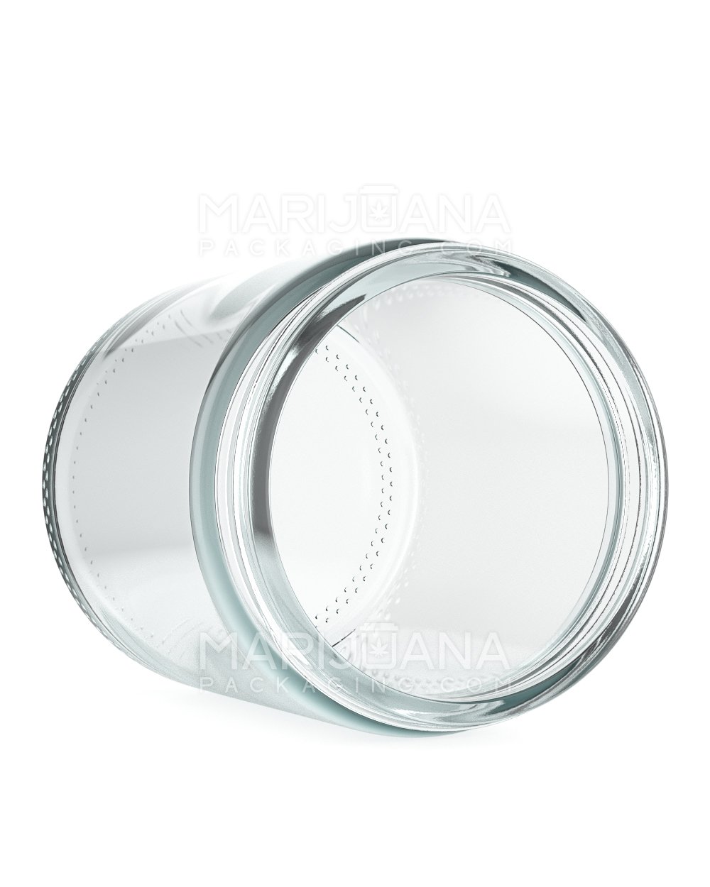 Straight Sided Clear Glass Jars | 70mm - 8oz - 24 Count - 4