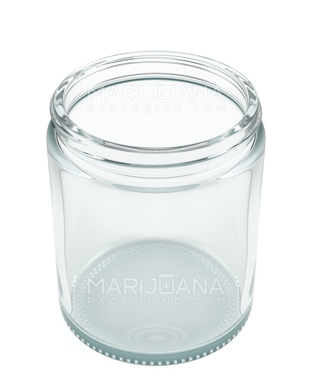 Straight Sided Clear Glass Jars | 70mm - 8oz - 24 Count - 3