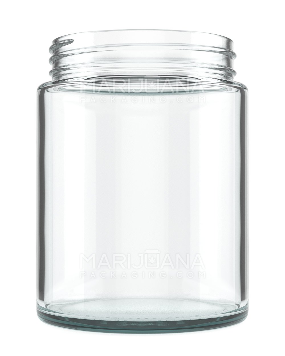 Straight Sided Clear Glass Jars | 78mm - 18oz - 48 Count - 1