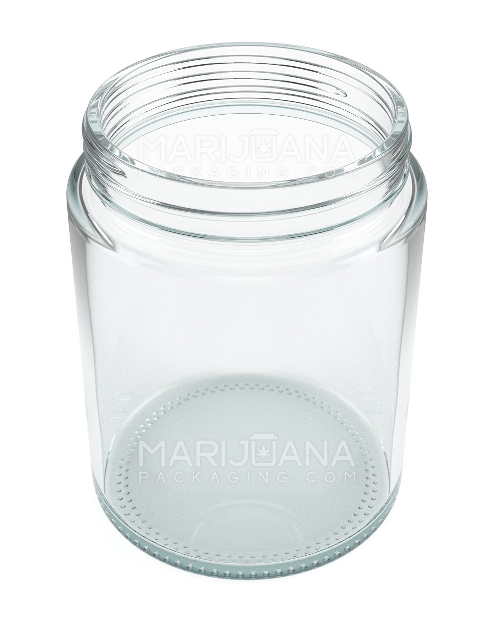 Straight Sided Clear Glass Jars | 78mm - 18oz - 48 Count - 2