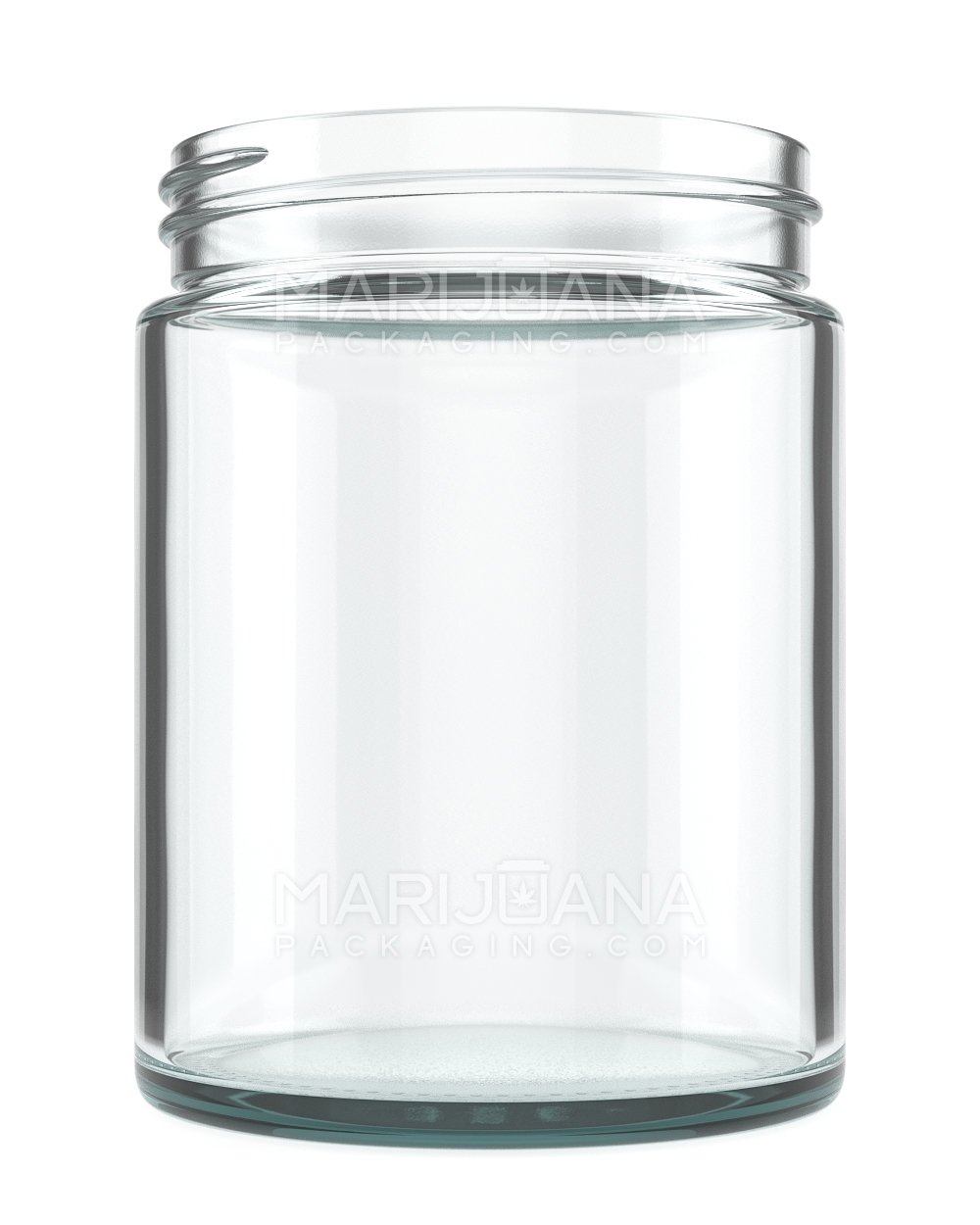Straight Sided Clear Glass Jars | 80mm - 18oz - 24 Count - 1