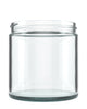 Straight Sided Clear Glass Jars | 89mm - 16oz - 12 Count
