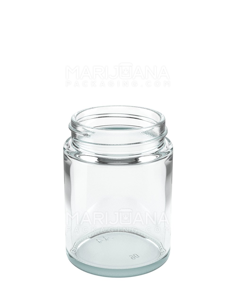 Straight Sided Clear Glass Jars with White Cap | 53mm - 4oz - 120 Count - 3