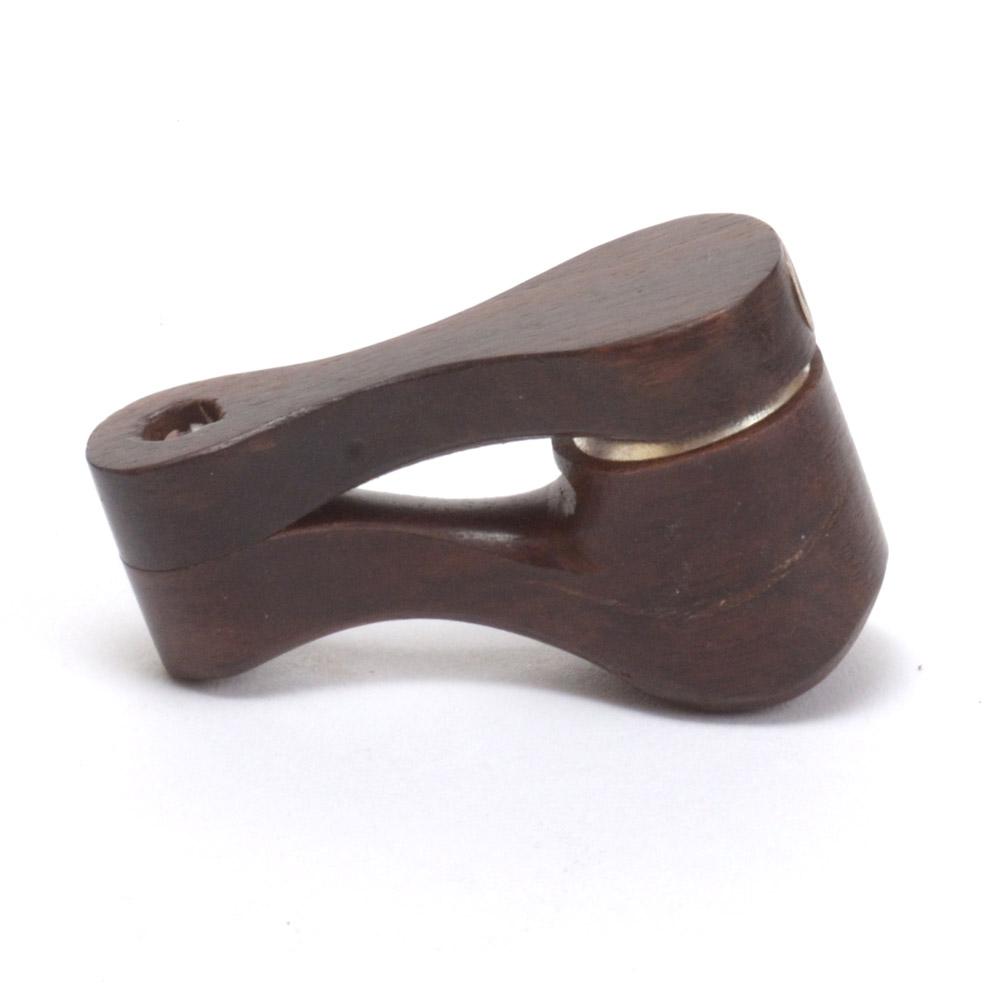 Swivel Lid Spoon Hand Pipe | 3.5in Long - Wood - Assorted - 7
