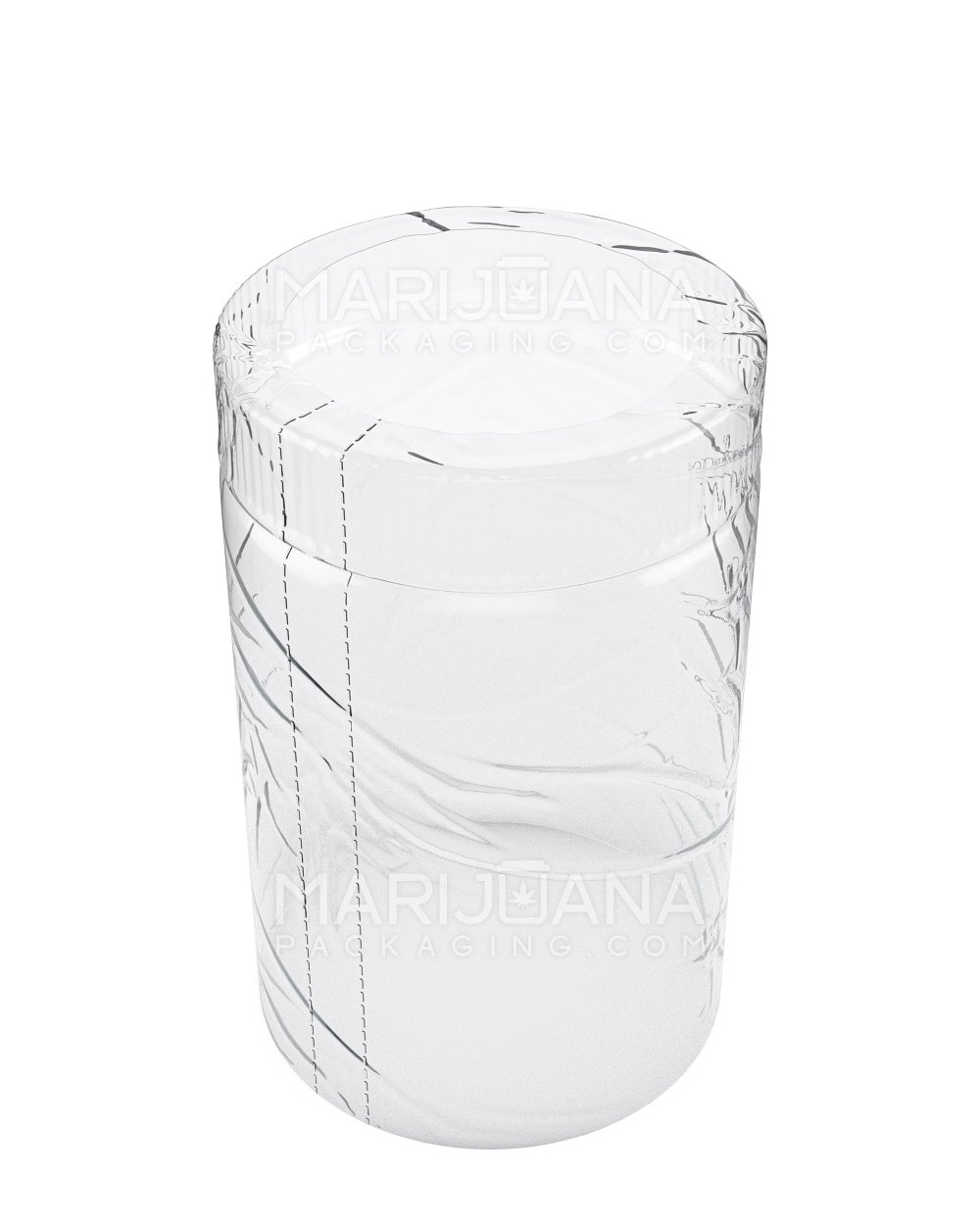 Tamper Evident Glass Jar Shrink Bands | 10oz - Clear Plastic | Sample - 1