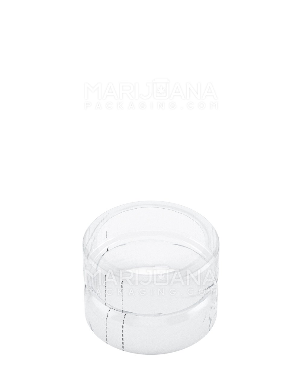 Tamper Evident Glass Jar Shrink Bands | 1oz - Clear Plastic | Sample - 1