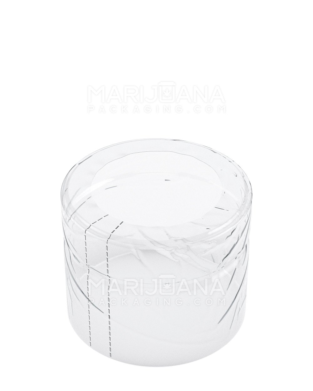 Tamper Evident Glass Jar Shrink Bands | 2oz - Clear Plastic | Sample - 1