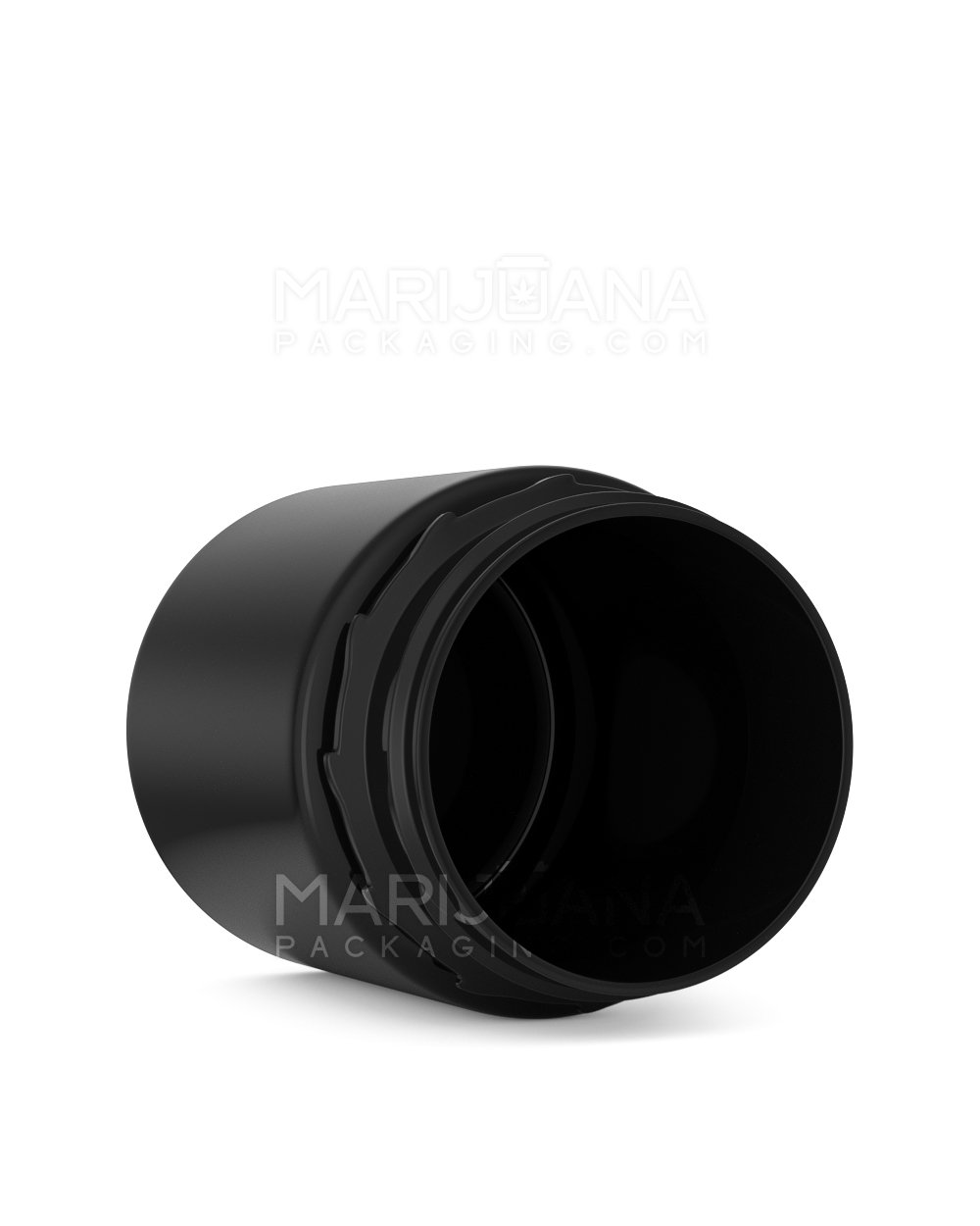 Tamper Evident | Straight Sided Black Plastic Jars | 53mm - 5oz - 600 Count - 3