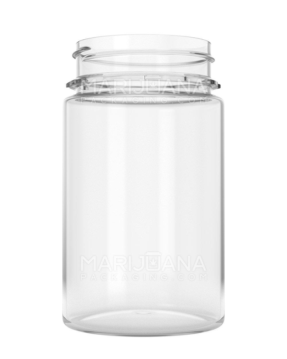 Tamper Evident | Straight Sided Clear Plastic Jars | 53mm - 7.5oz - 300 Count - 1
