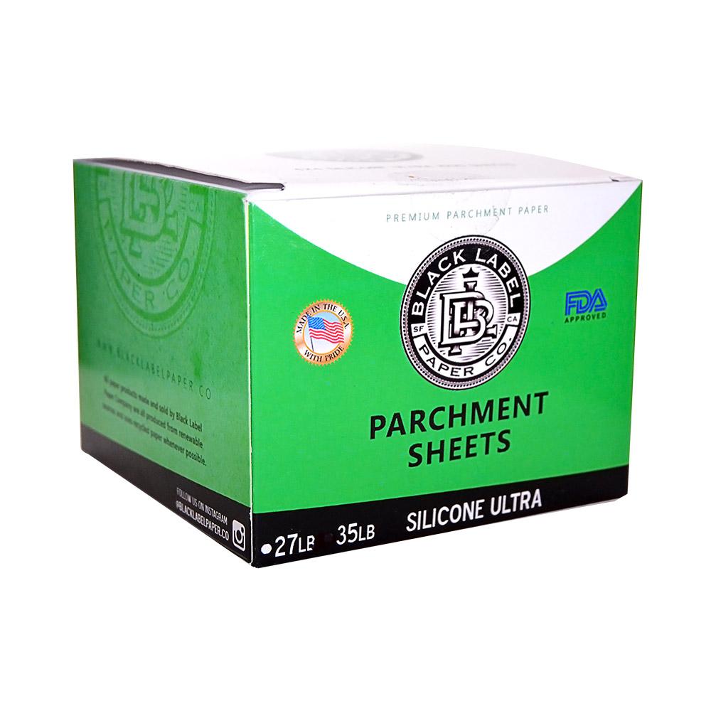 BLACK LABEL PAPER | Coated Parchment Paper | 4in x 4in - Silicone Ultra - 1000 Count - 4