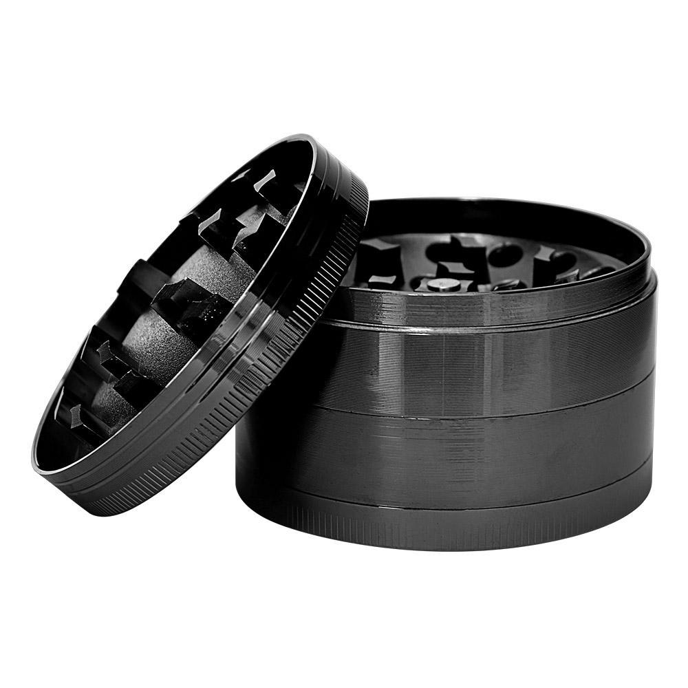 Vortex Magnetic Metal Grinder w/ Catcher | 4 Piece - 63mm - Black - 1