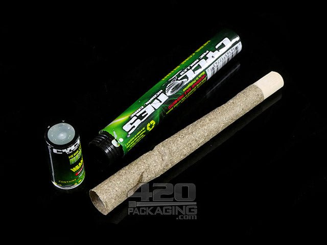 Cyclones Mean Green Flavored Herbal Cones With Wooden Tips 24/Box - 4