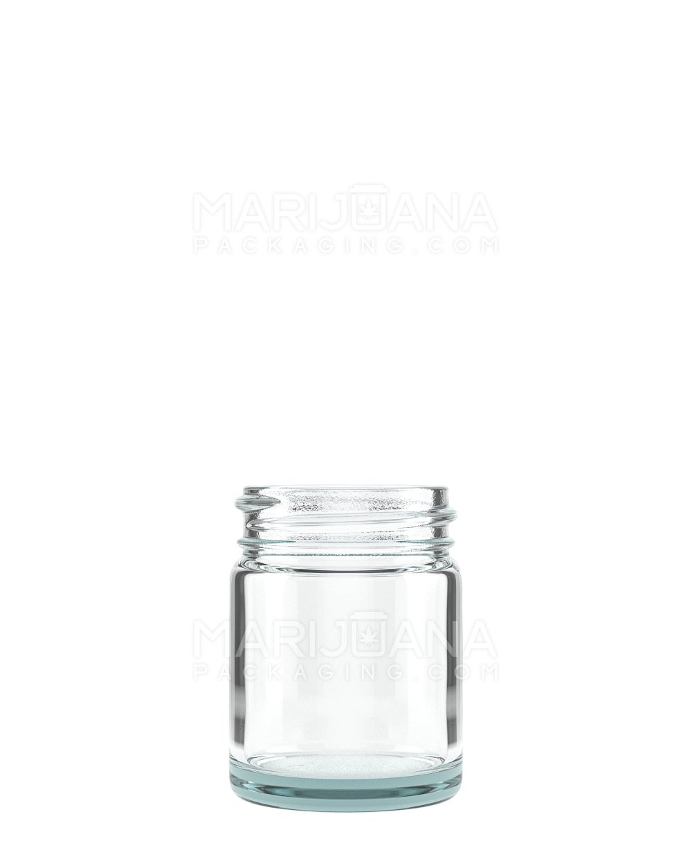 Wide Mouth Glass Jars with Black Cap | 38mm - 1oz - 252 Count - 2
