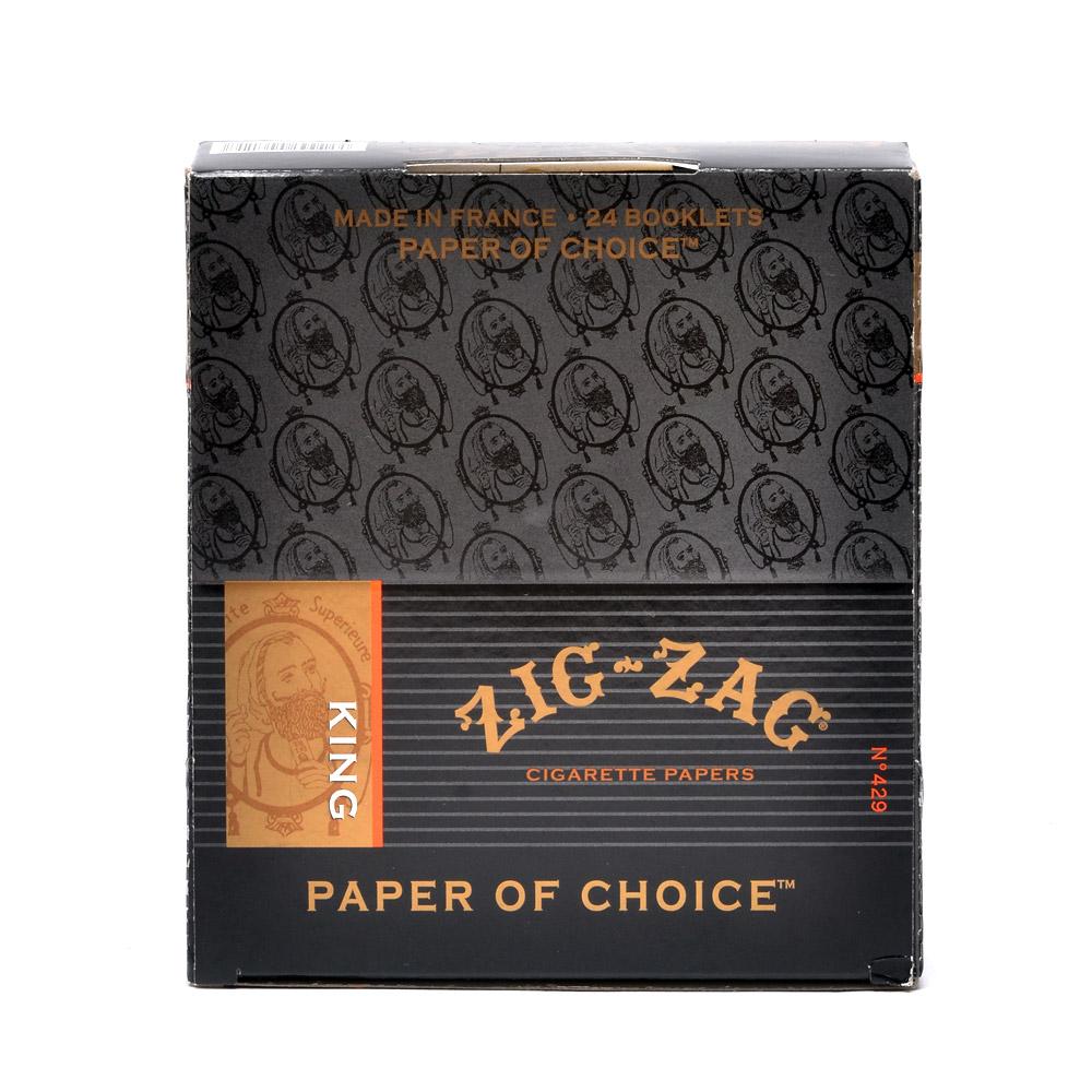 ZIG ZAG | 'Retail Display' King Size Rolling Papers | 110mm - 32 Leaves - 24 Count - 2
