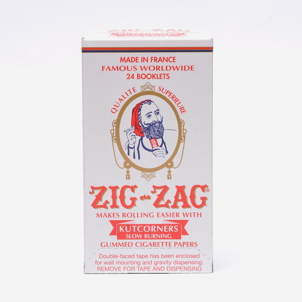 ZIG ZAG | 'Retail Display' Slow Burning Rolling Papers | 70mm - Kutcorners - 24 Count - 4
