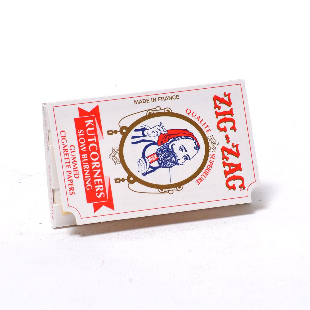 ZIG ZAG | 'Retail Display' Slow Burning Rolling Papers | 70mm - Kutcorners - 24 Count - 5