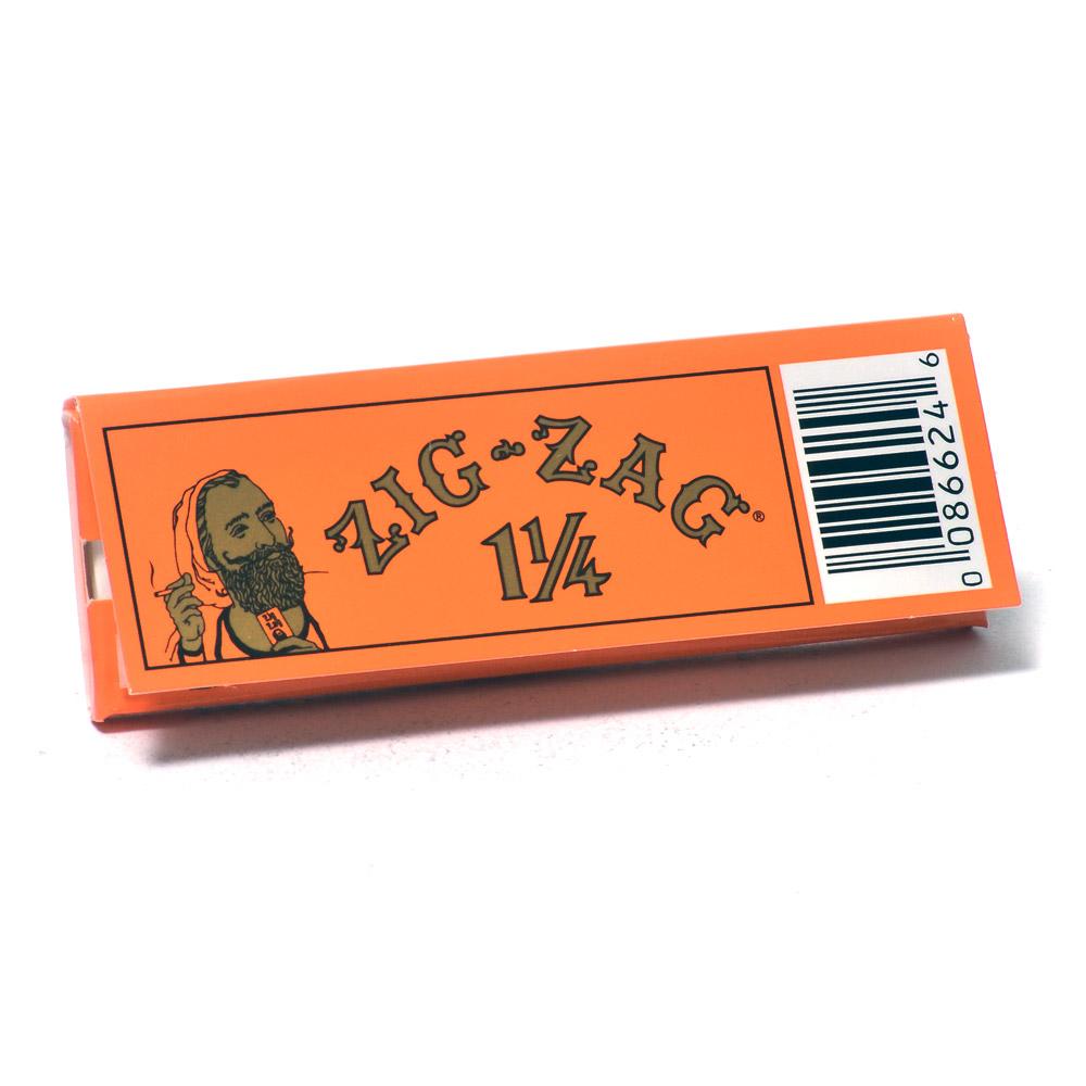 ZIG ZAG | 'Retail Display' 1 1/4 Size Rolling Papers | 83mm - Orange - 24 Count - 3