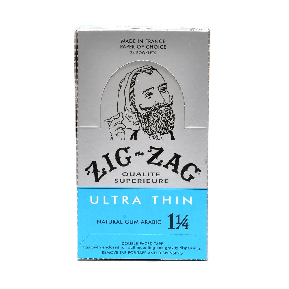 ZIG ZAG | 'Retail Display' 1 1/4 Size Rolling Papers | 83mm - Ultra Thin - 24 Count - 2